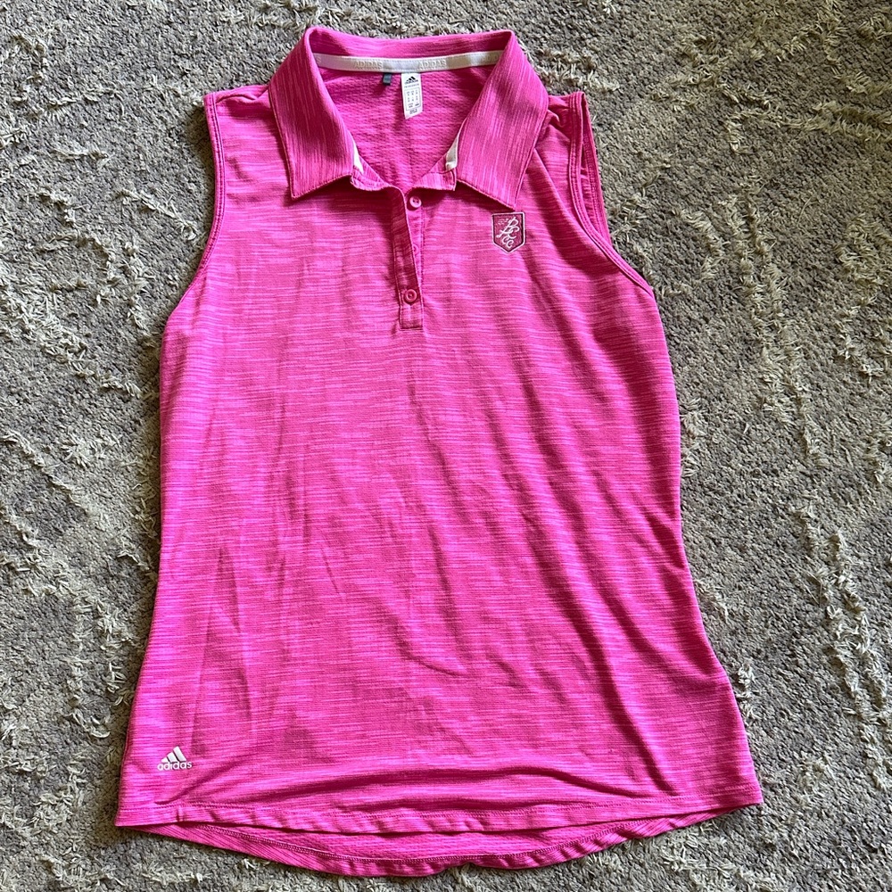 Adidas Women's Vibrant Pink Sleeveless Tank